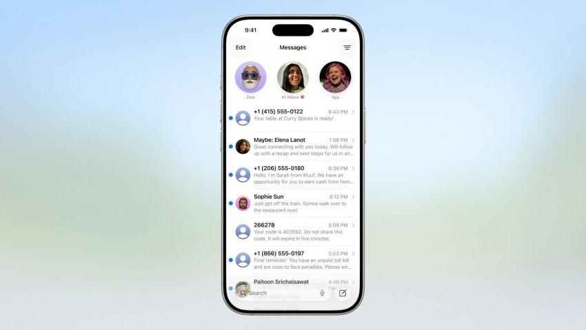 Ứng dụng Tin nhắn trong iOS 26 có thể sàng lọc tin nhắn đến từ người gửi lạ Ứng dụng Tin nhắn trong iOS 26 có thể sàng lọc tin nhắn đến từ người gửi lạ