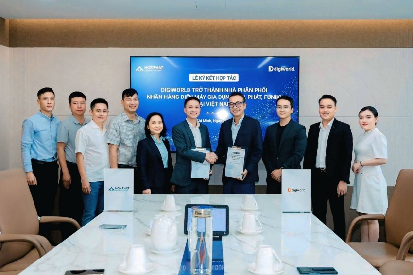 Digiworld chính thức trở thành nhà phân phối các sản phẩm điện máy Hòa Phát và Funiki trên toàn quốc