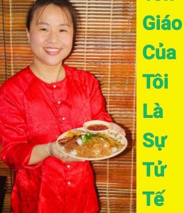 Suất cơm giá 5.000 đồng ở quán Cơm chay Tùy Tâm