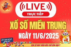 XSMT 12/6 - Xổ số miền Trung hôm nay ngày 12/6/2025 - Kết quả xổ số miền Trung hôm nay