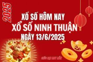 XSNT 13/6, Kết quả xổ số Ninh Thuận hôm nay 13/6/2025, Trực tiếp XSNT ngày 13 tháng 6