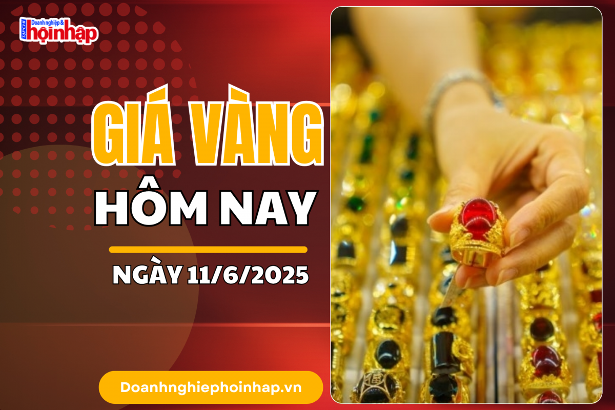 Giá vàng hôm nay 11/6: Vàng nhẫn tăng vọt hơn 1 triệu đồng/lượng