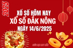 XSDNO 14/6, Kết quả xổ số Đắk Nông hôm nay 14/6/2025, Trực tiếp XSDNO ngày 14 tháng 6