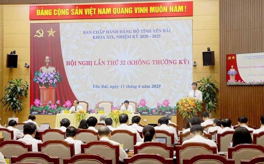 Quang cảnh Hội nghị Yên Bái bàn nhiều nội dung lớn, chuẩn bị cho tổ chức bộ máy tỉnh hợp nhất
