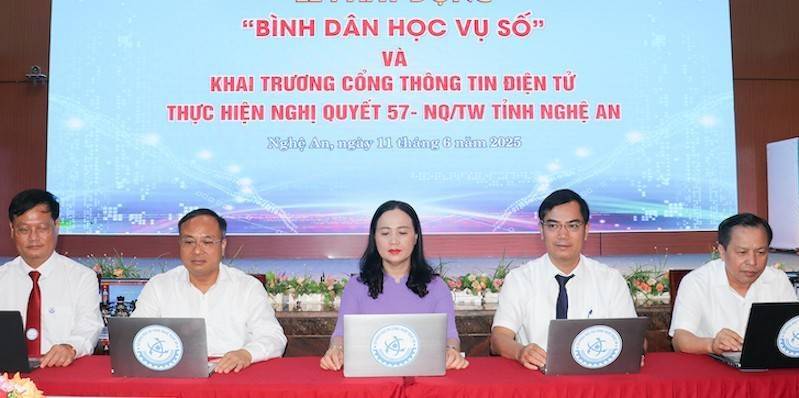 Nghệ An phát động Phong trào “Bình dân học vụ số”