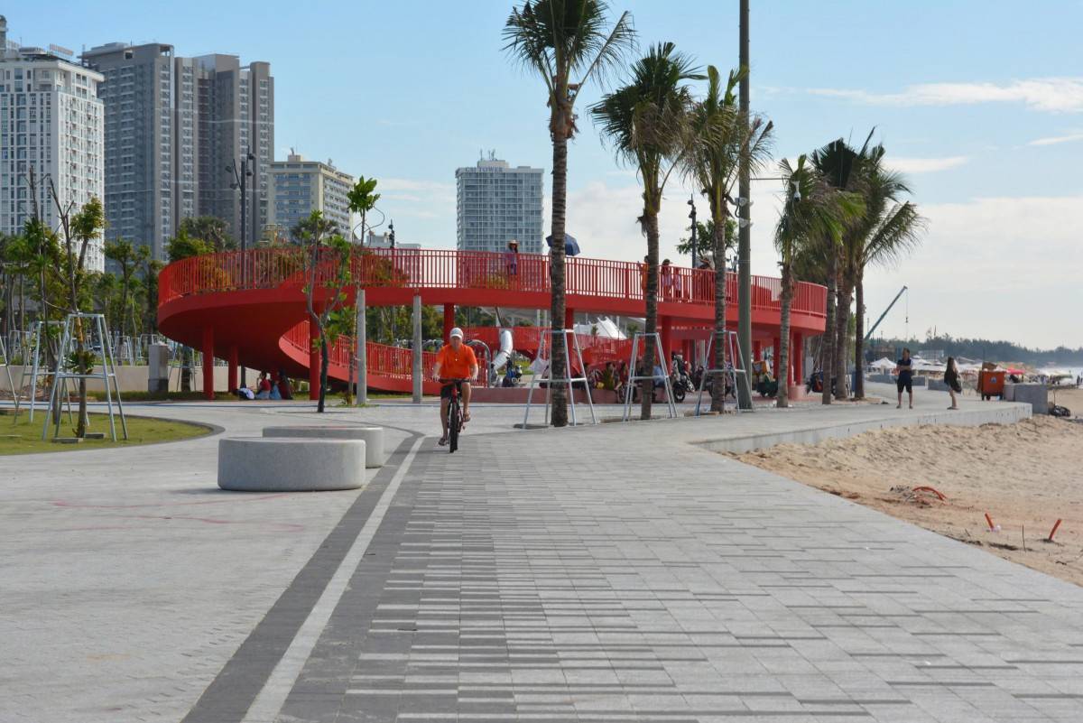 Nhiều dự án trọng điểm tại BR- VT đã được chỉnh trang và xây dưgj khang trang, phục vụ nhu cầu người dân và khách du lịch. Ảnh- Thu Hiền