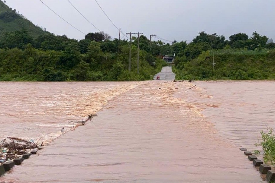 Quảng Trị: Mưa lớn do bão WUTIP, hàng nghìn ha hoa màu ngập úng