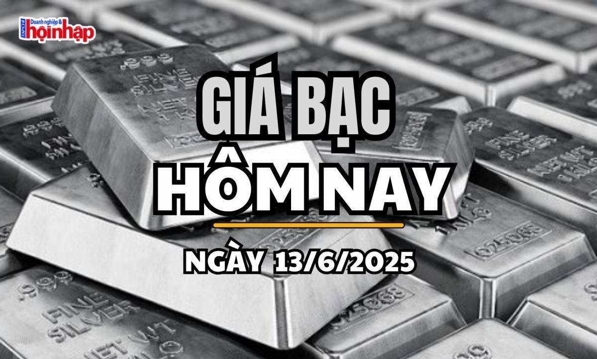 Giá bạc hôm nay 13/6/2025: Giá bạc trong nước và thế giới biến động nhẹ