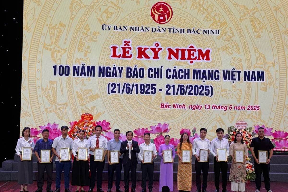 Bắc Ninh kỷ niệm 100 năm Ngày Báo chí Cách mạng Việt Nam và trao Giải báo chí Ngô Gia Tự