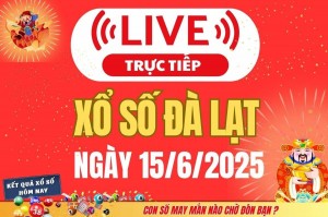 TRỰC TIẾP: Xổ số Đà Lạt hôm nay ngày 15/6/2025 - XSLA 15/6 - Kết quả xổ số Đà Lạt hôm nay