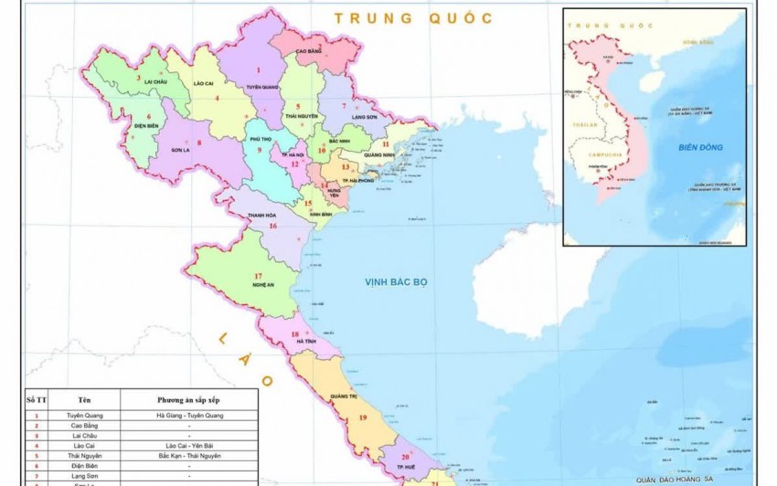 Sẽ có bản đồ hành chính mới 34 tỉnh, thành trực tuyến miễn phí