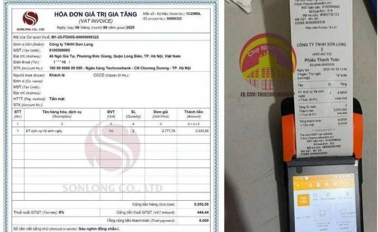 “bạc lẻ”, hóa đơn, đóng thuế, kinh tế, xã hội 1