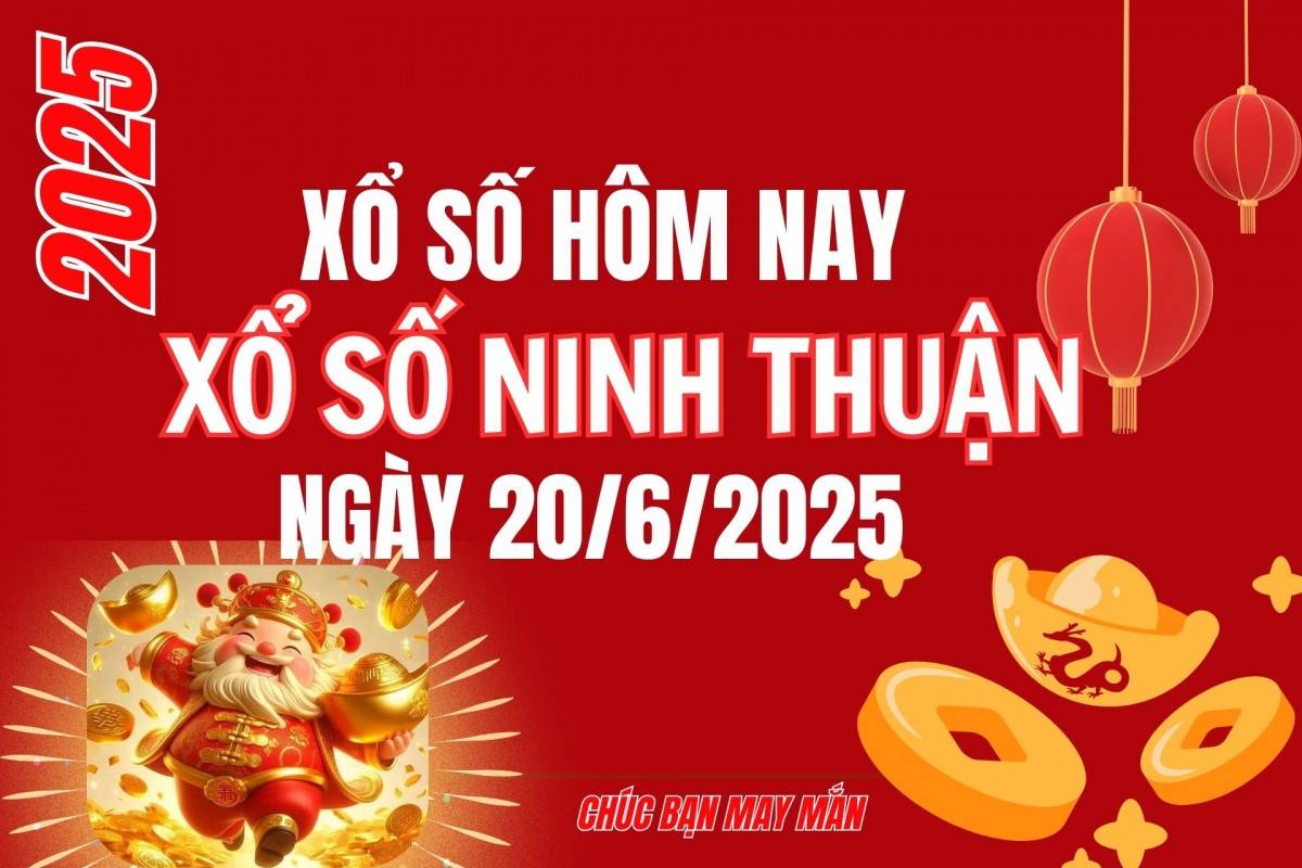 XSNT 13/6, Kết quả xổ số Ninh Thuận hôm nay 13/6/2025, Trực tiếp XSNT ngày 13 tháng 6