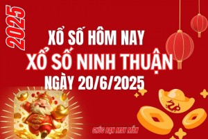 XSNT 20/6, Kết quả xổ số Ninh Thuận hôm nay 20/6/2025, Trực tiếp XSNT ngày 20 tháng 6