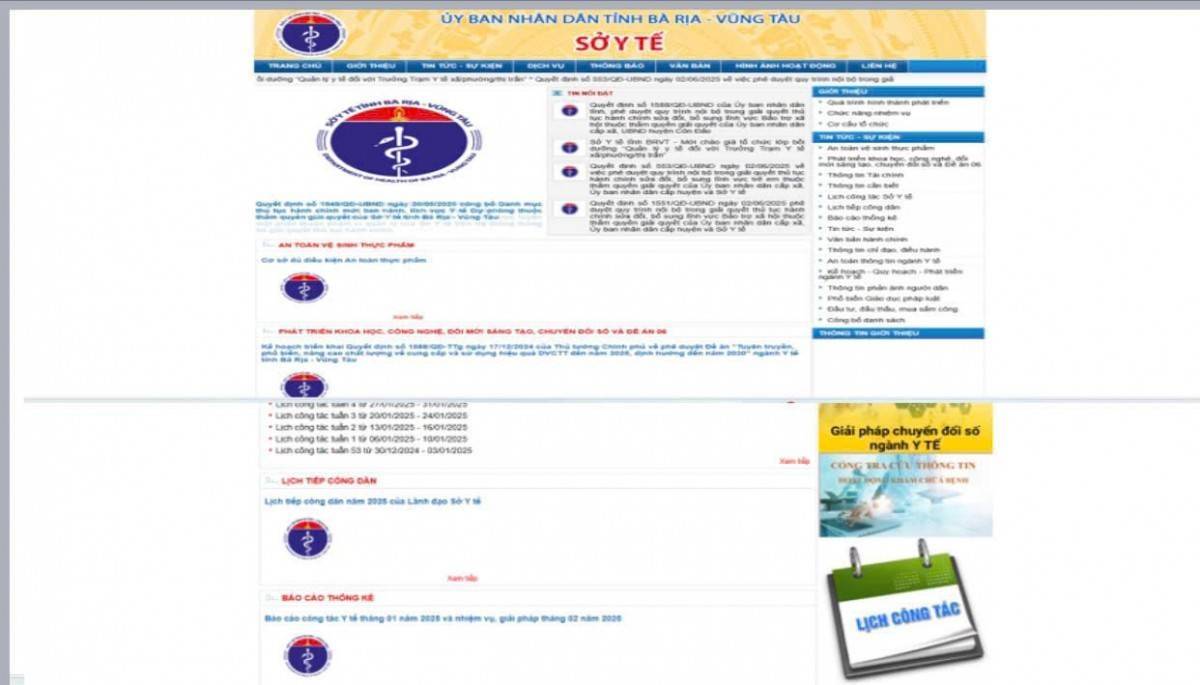 Bà Rịa- Vũng Tàu: Sở Y tế triển khai hoạt động Cổng  tra cứu thông tin hoạt động khám chữa bệnh cho người dân