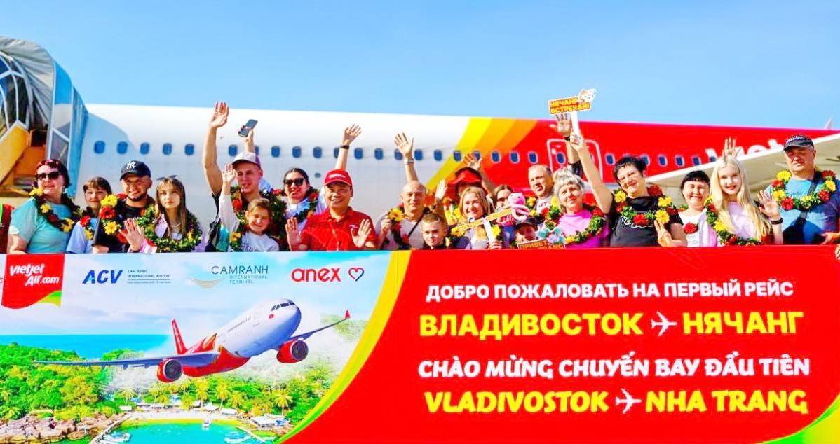 Hãng hàng không Vietjet: Mở đường bay thẳng chào đón khách Nga đến Khánh Hòa