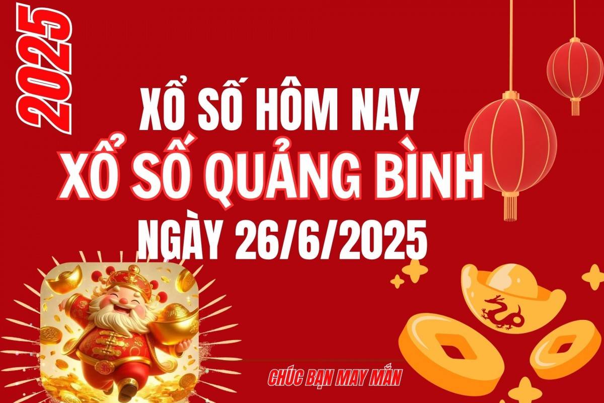 XSQB 19/6, Kết quả xổ số Quảng Bình hôm nay 19/6/2025, Trực tiếp XSQB ngày 19 tháng 6