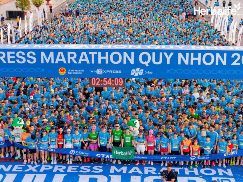 Herbalife Việt Nam tiếp tục đồng hành cùng VnExpress Marathon Quy Nhơn