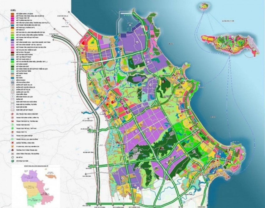 Hai dự án trên đều nằm trong Quy hoạch phân khu xây dựng tỷ lệ 1/2000 Khu đô thị, dịch vụ Đông Nam Dung Quất đã được UBND tỉnh Quảng Ngãi phê duyệt, công bố hồi tháng 1/2025. Khu vực này có tổng diện tích hơn 7.345ha