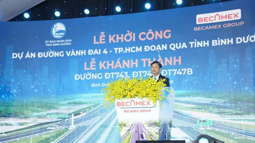Khởi công đường Vành đai 4 đoạn qua Bình Dương: Động lực chiến lược mới cho vùng kinh tế trọng điểm phía Nam