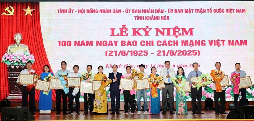 Khánh Hòa tổ chức lễ kỷ niệm 100 năm Ngày Báo chí Cách mạng Việt Nam