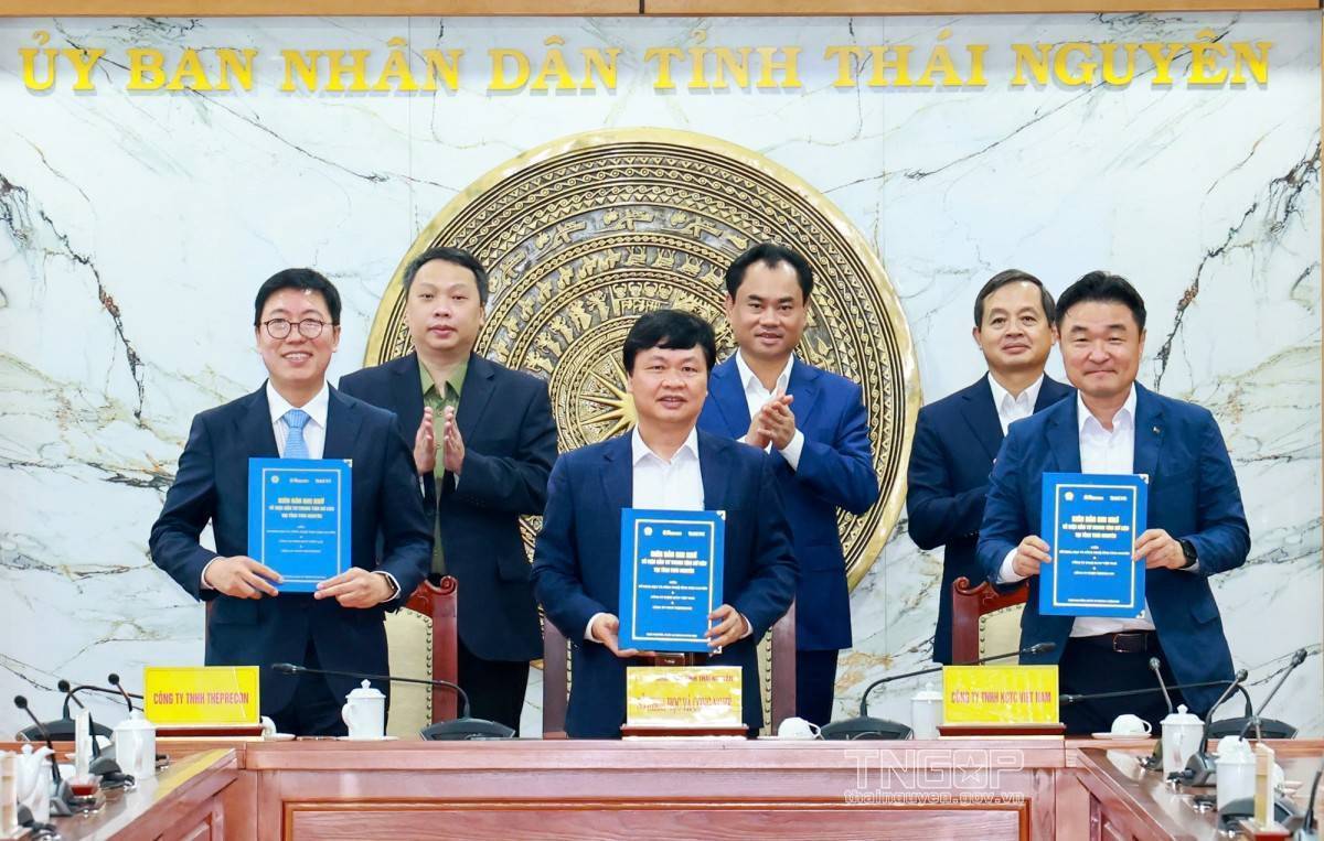 Thái Nguyên hợp tác Hàn Quốc xây Trung tâm Dữ liệu hiện đại 20MW