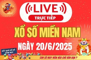 TRỰC TIẾP: Kết quả Xổ số miền Nam hôm nay 20/6/2025 - XSMN 20/6 - XSMN thứ Sáu cập nhật mới nhất