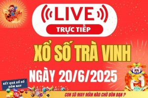 Trực tiếp: Xổ số Trà Vinh hôm nay ngày 20/6/2025 - XSVL 20/6 - Kết quả xổ số Trà Vinh hôm nay
