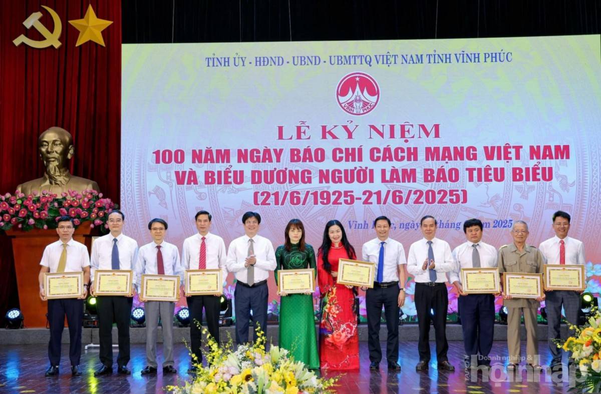 Vĩnh Phúc long trọng kỷ niệm 100 năm Ngày Báo chí Cách mạng Việt Nam
