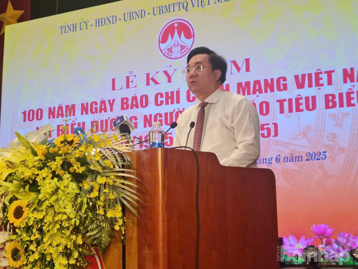 Vĩnh Phúc long trọng kỷ niệm 100 năm Ngày Báo chí Cách mạng Việt Nam