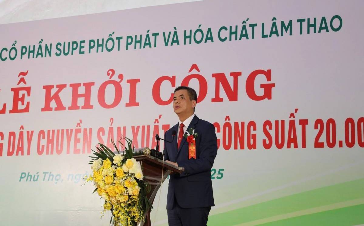 Supe Lâm Thao đầu tư 120 tỷ đồng xây dựng dây chuyền SOP chất lượng cao