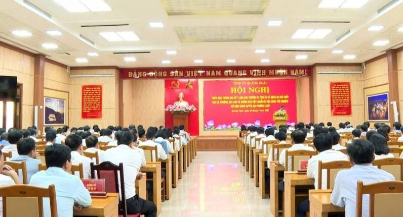 Quảng Ngãi công bố nhân sự chủ chốt 56 xã, phường và đặc khu