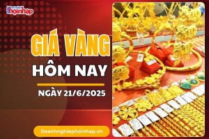 Giá vàng hôm nay 21/6: Vàng nhẫn giảm mạnh nhất nửa triệu đồng/lượng