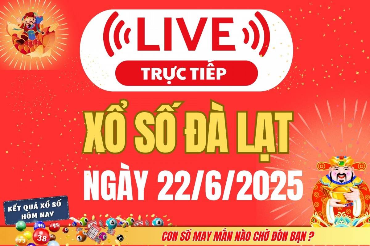 TRỰC TIẾP: Xổ số Đà Lạt hôm nay ngày 15/6/2025 - XSLA 15/6 - Kết quả xổ số Đà Lạt hôm nay