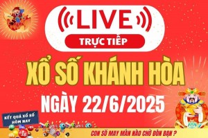 TRỰC TIẾP: Xổ số Khánh Hòa hôm nay ngày 22/6/2025 - XSKH 22/6 - Kết quả xổ số Khánh Hòa hôm nay
