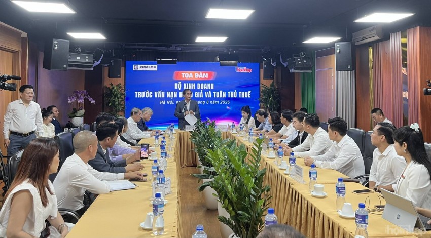 Tọa đàm “Hộ kinh doanh trước vấn nạn hàng giả và tuân thủ thuế” do Tạp chí Doanh nghiệp và Hội nhập tổ chức sáng 22/6