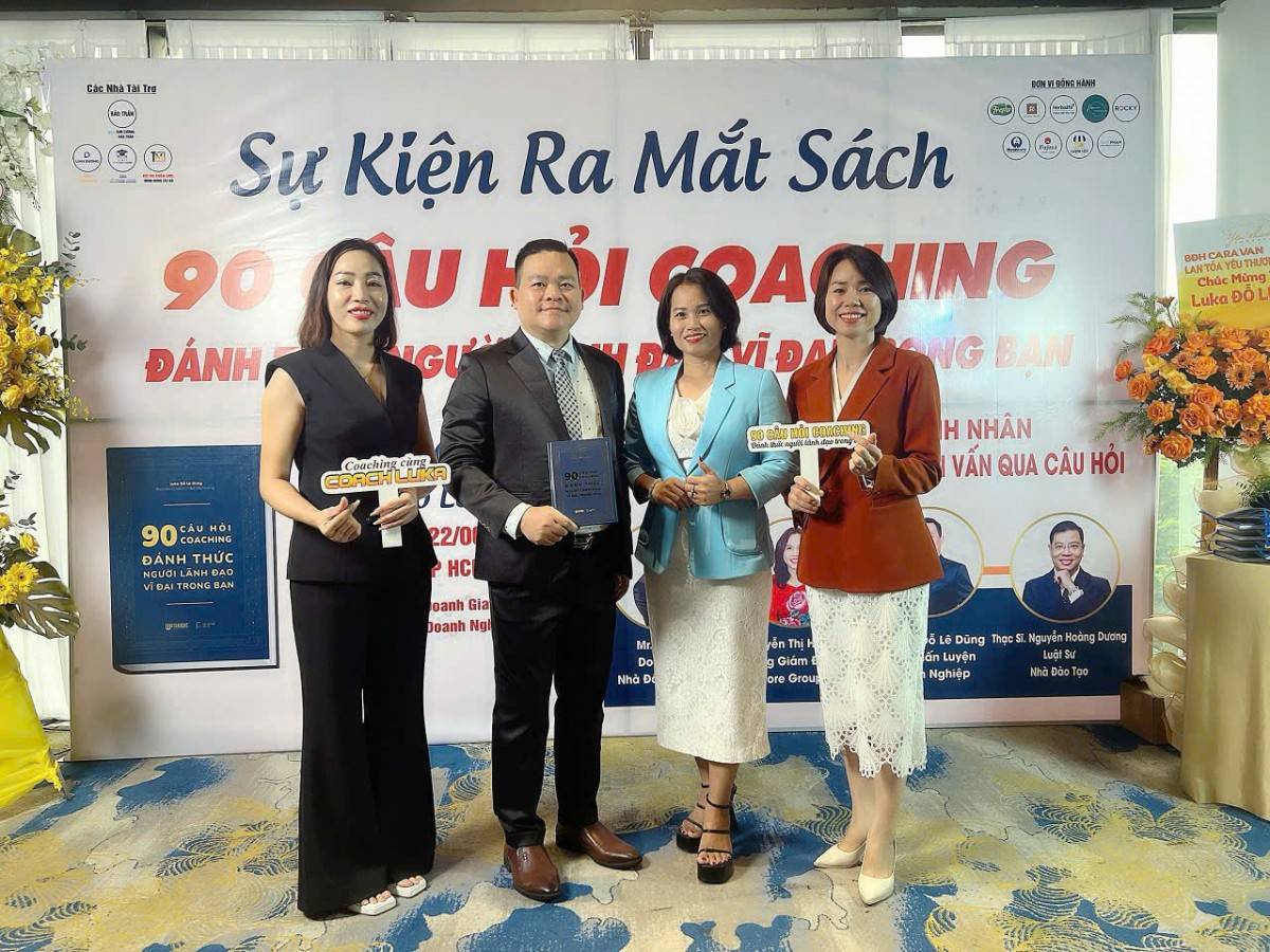 90 câu hỏi Coaching” – Sách đầu tay của Coach Luka Đỗ Lê Dũng truyền cảm hứng lãnh đạo tỉnh thức
