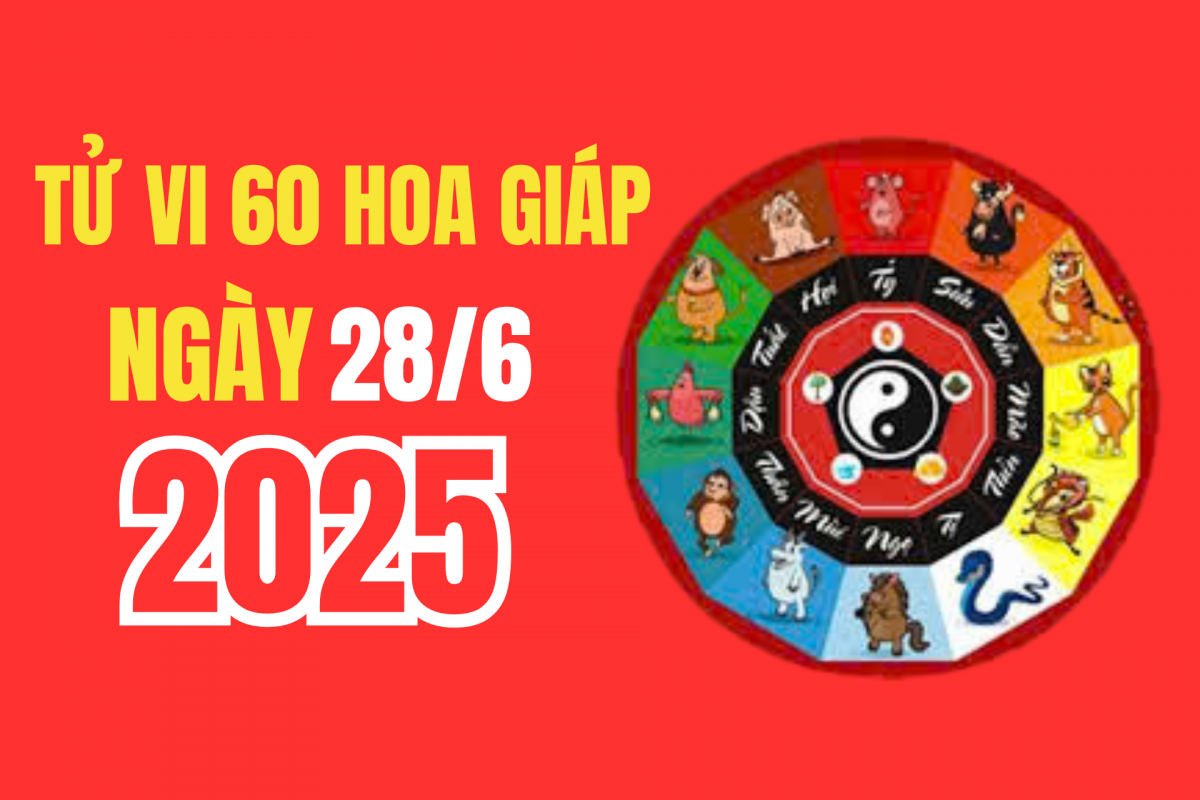 Tử vi 12 con giáp hôm nay ngày 28/6/2025: Tài chính thăng hoa, công việc sáng rõ nhờ lục hợp hỗ trợ mạnh mẽ 