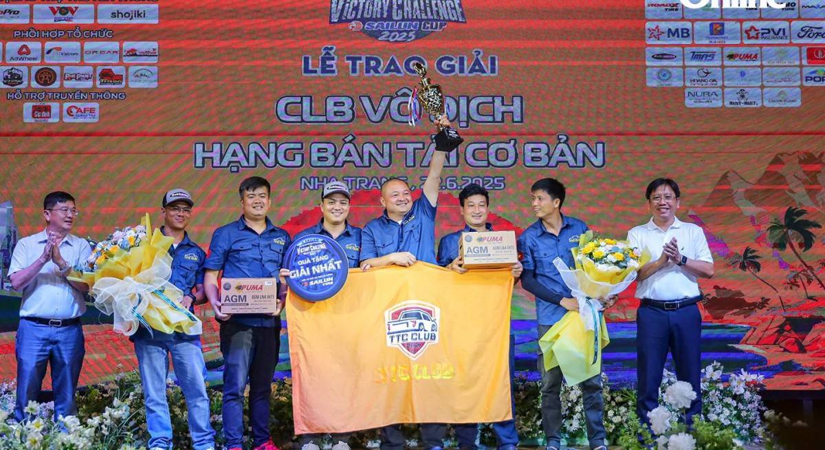 Bế mạc, trao giải đua xe thể thao và địa hình Victory Challenge Sailun Cup 2025