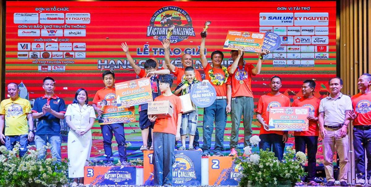 Bế mạc, trao giải đua xe thể thao và địa hình Victory Challenge Sailun Cup 2025