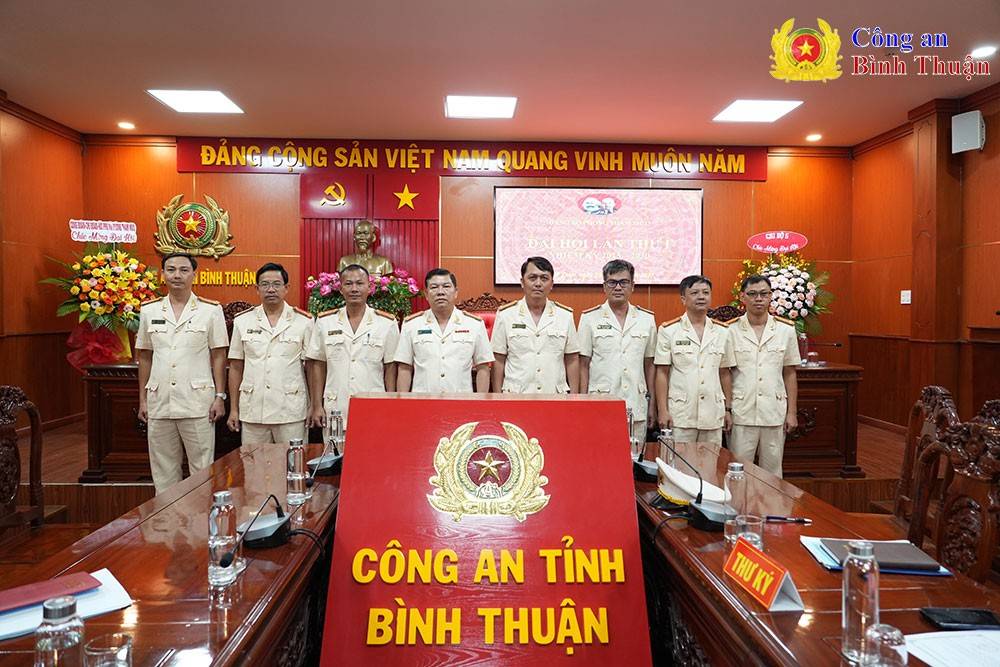 Đại hội Đảng bộ Phòng Tham mưu Công an tỉnh Bình Thuận