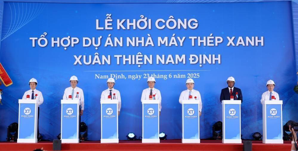 Tập đoàn Xuân Thiện khởi công siêu dự án thép xanh gần 100.000 tỷ đồng tại Nam Định