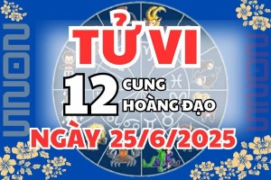 Tử vi 12 cung hoàng đạo ngày 25/6/2025: Song Tử tài lộc đỏ rực, Cự Giải sự nghiệp lên như diều gặp gió
