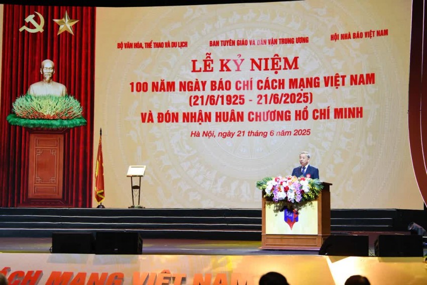 Lễ kỷ niệm 100 năm Ngày Báo chí cách mạng Việt Nam - Ảnh: