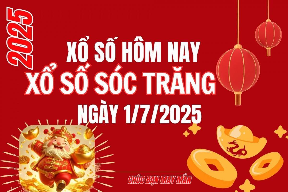 XSST 2/7, Kết quả xổ số Sóc Trăng hôm nay 2/7/2025, Trực tiếp XSST ngày 2 tháng 7