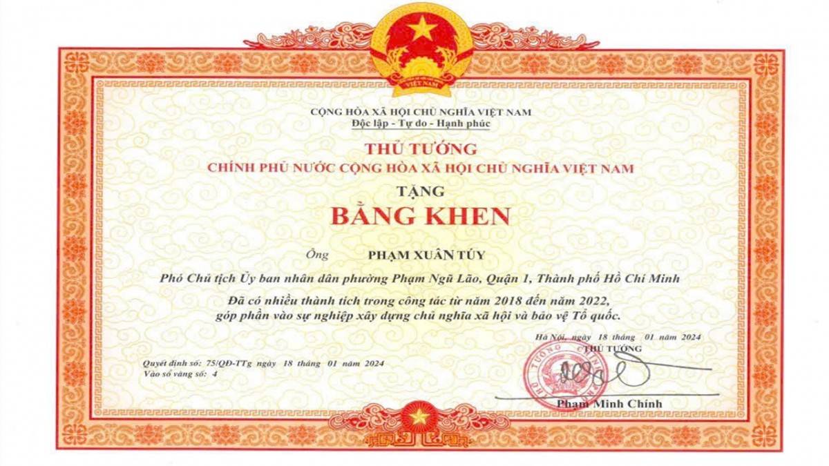 Phạm Xuân Túy - Phó Chủ tịch phường nhiệt huyết với công việc