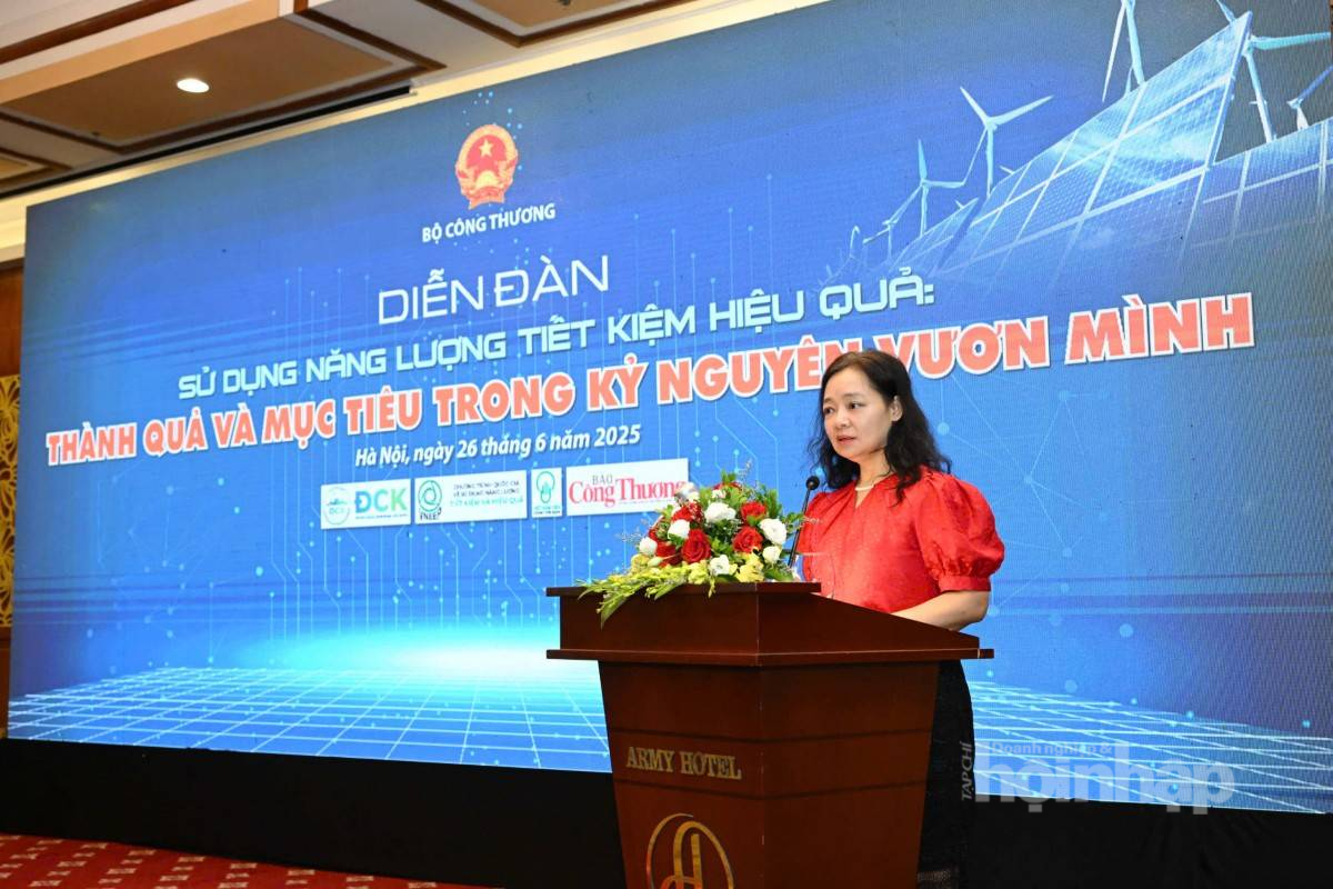 bà Nguyễn Thị Lâm Giang - Cục trưởng Cục Đổi mới sáng tạo (Bộ Công Thương) 