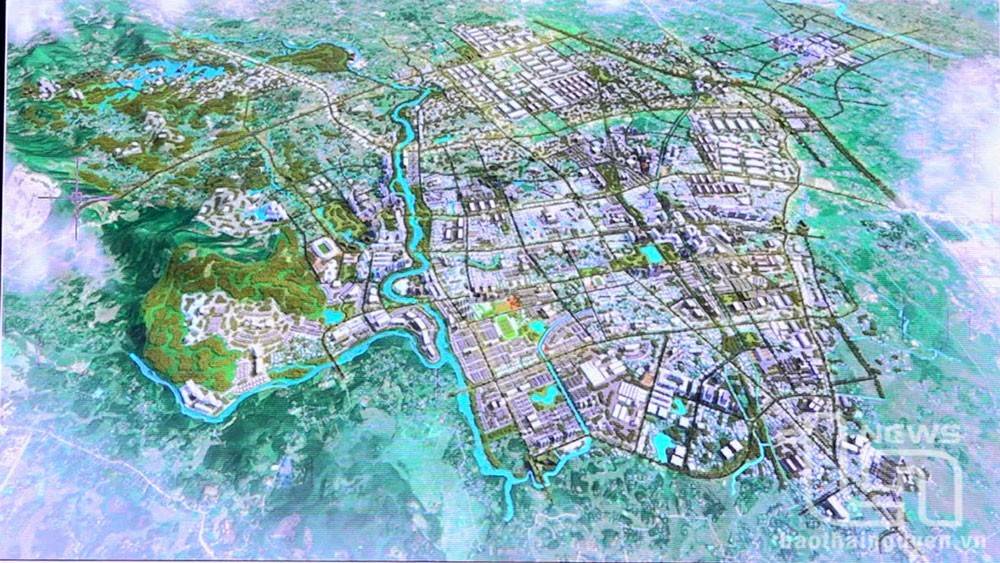 Thái Nguyên: Công bố quy hoạch chung thành phố Sông Công đến năm 2045
