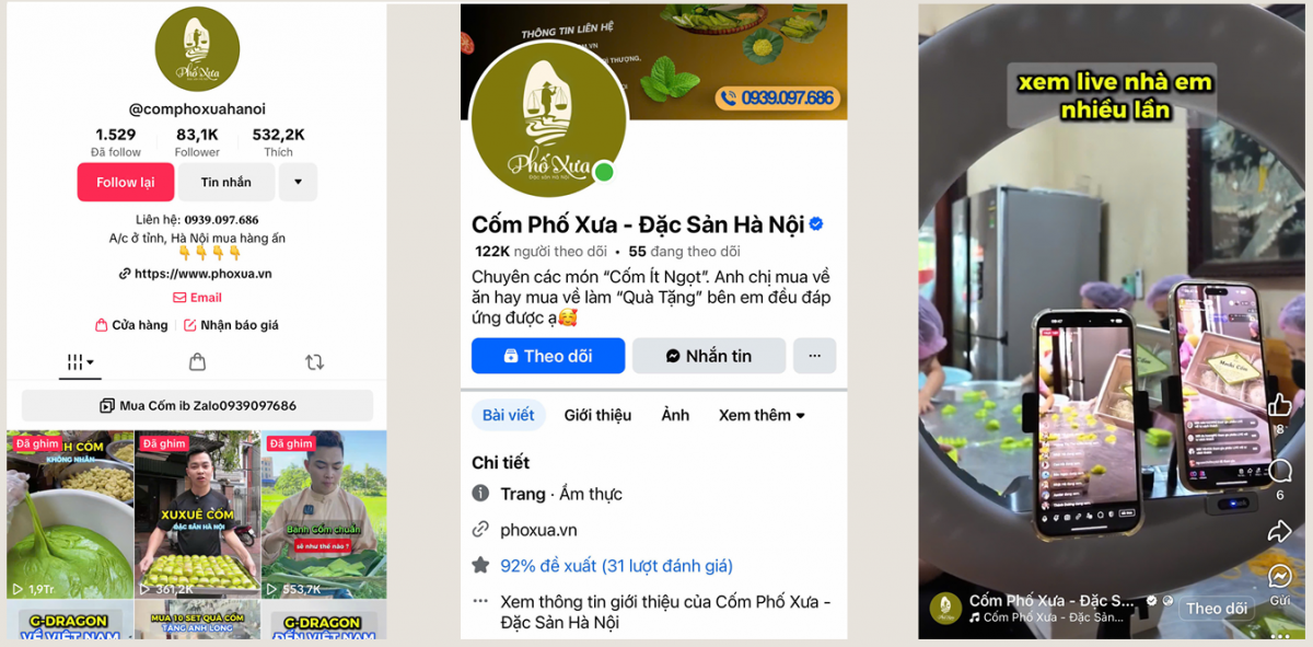 Kênh Cốm Phố Xưa