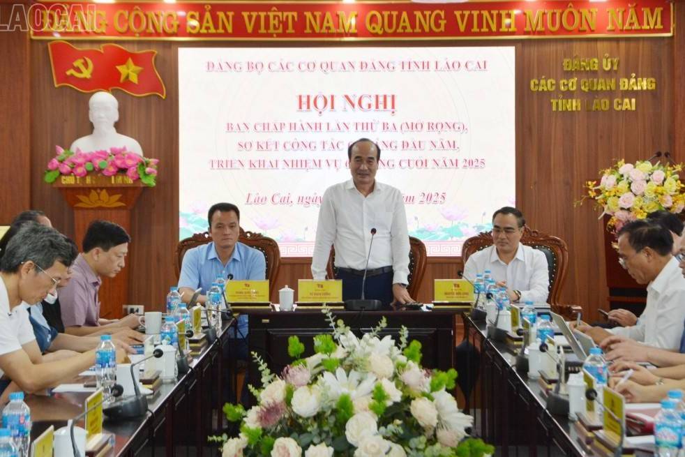 Đảng bộ Các cơ quan Đảng tỉnh Lào Cai triển khai nhiệm vụ trọng tâm cuối năm 2025